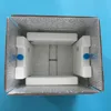 Custom Insulated frozen food box packaging for shipping & storage with aluminium foil foam insulated cardboard box