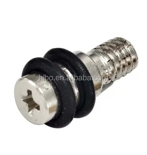 Parts hardware aluminum screw shelf supports for furniture two pit rod HD-B024