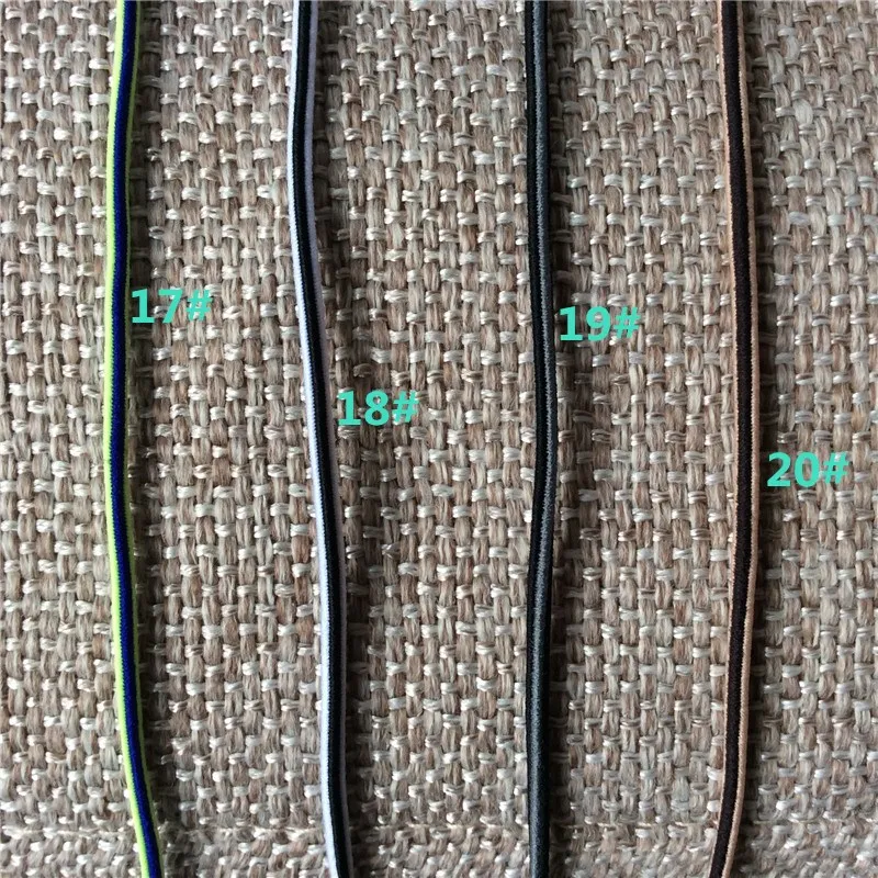 Guangzhou Factory Stock Supply 24 Solid Colors Hair Tie Bungee Cord