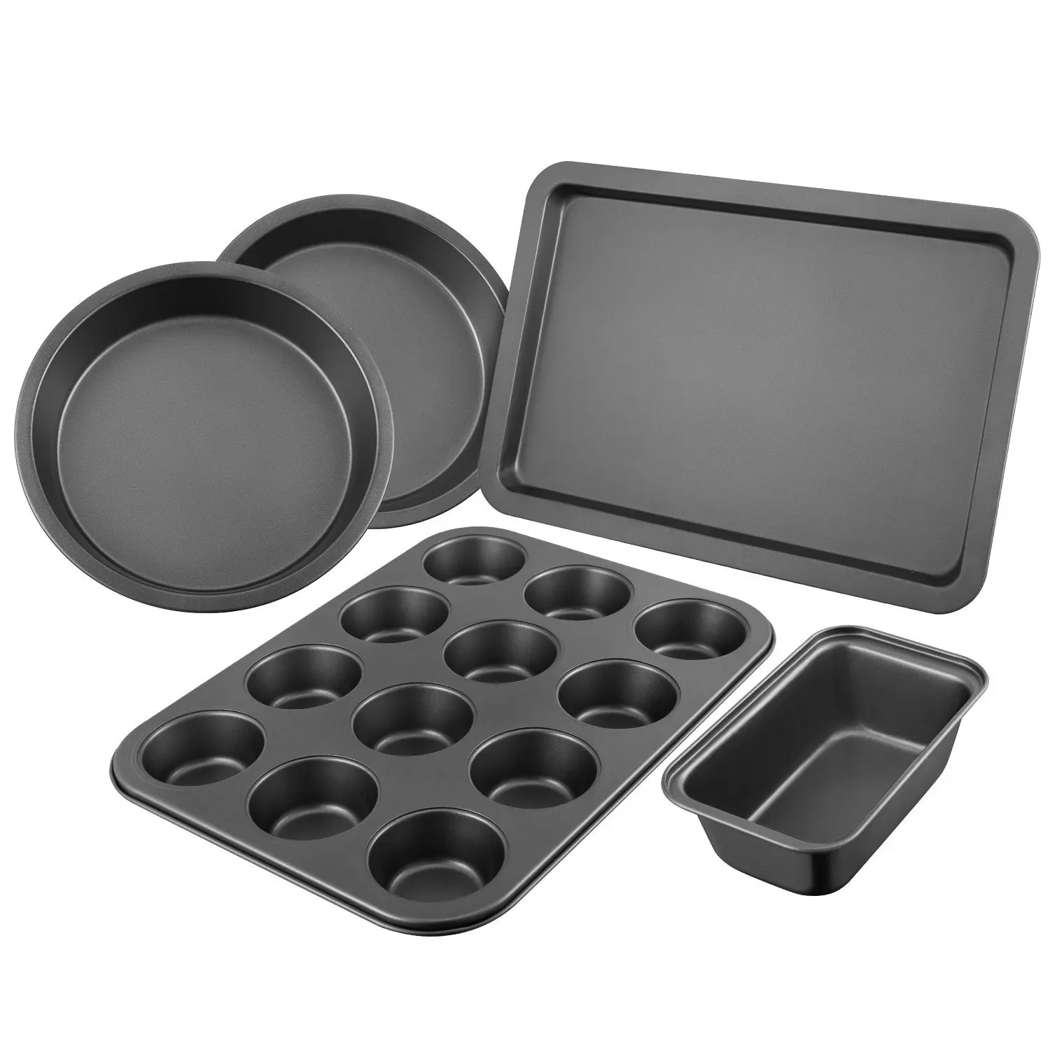 5pcs Bakeware Set Cake Mold Baking Tray Nonstick Carbon Steel Buy