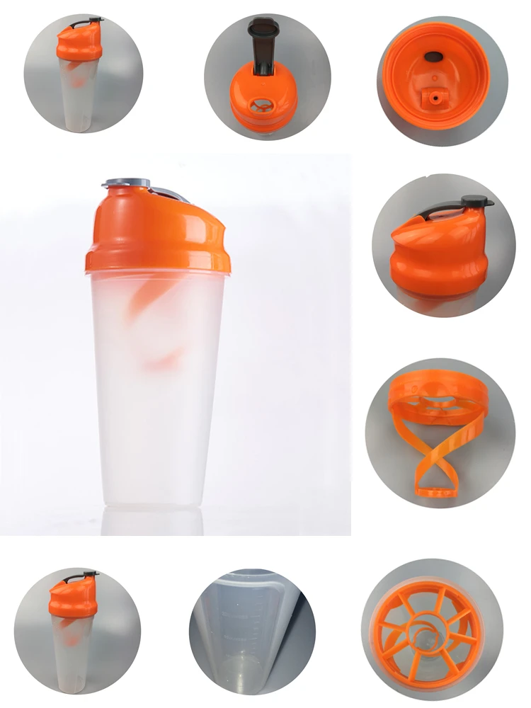 Custom Wholesale Bpa Free Plastic 700ml Shaker Protein Shaker Bottle