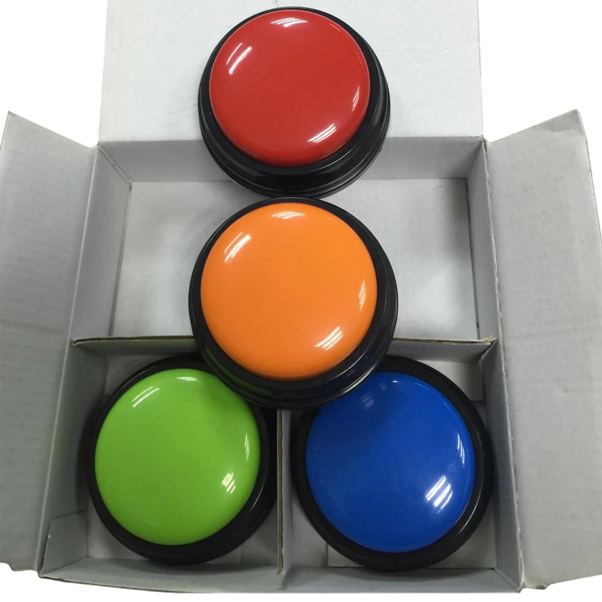 Round Shape Recordable Sound Button For Promotion,Talking Buttons
