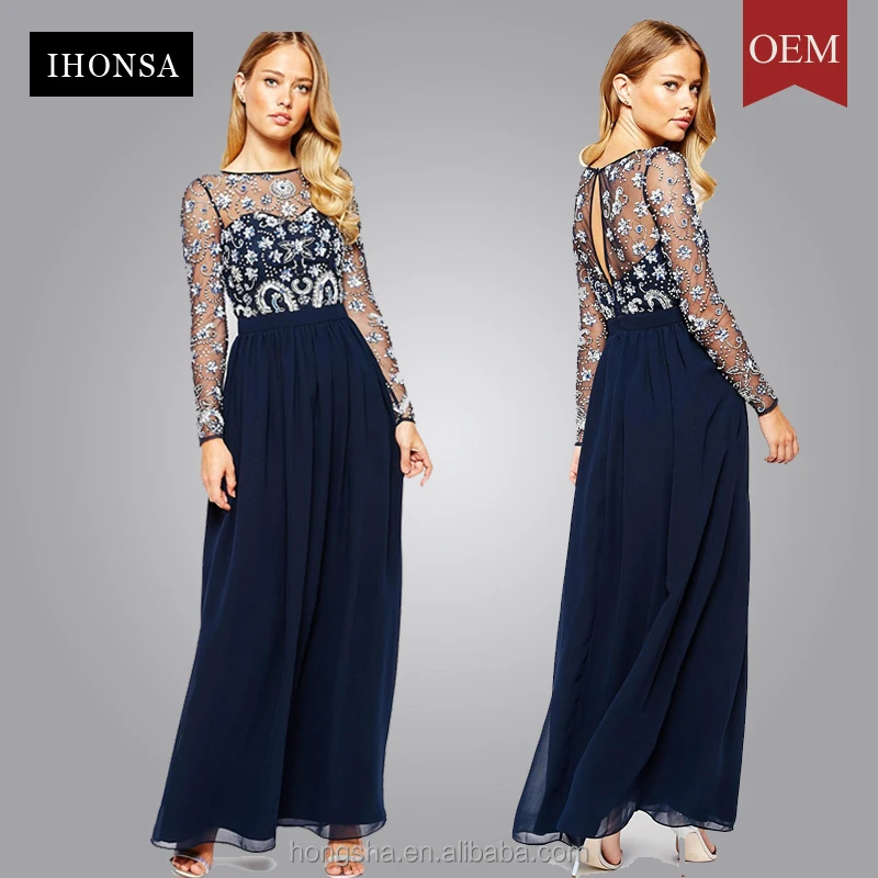 Net Maxi Formal Dresses