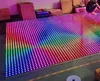 Outdoor Wedding party event Effects 500*500mm DMX dubai P62.5 LED light dance floor with multi changeable color
