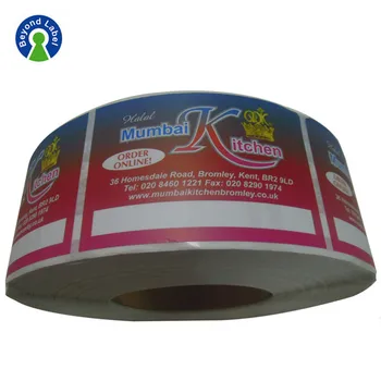 tack low custom pe printing vinyl waterproof adhesive kitchen stickers label labels larger