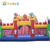 Customized cartoon inflatable jumping castle,inflatable spiderman slide for sale
