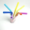 wholesale high quality food grade BPA free coffee boba tumbler reusable silicone drinking straws