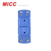 MICC K/T/J/E type standard omega type hollow pin plugs thermocouple connector