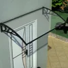 Best price superior quality PC window door canopy DIY plastic door canopy awning polycarbonate awning rain sun protection