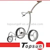 New concept stainless steel Golf caddy Golf trolley environment friendly lithium operated trolleys