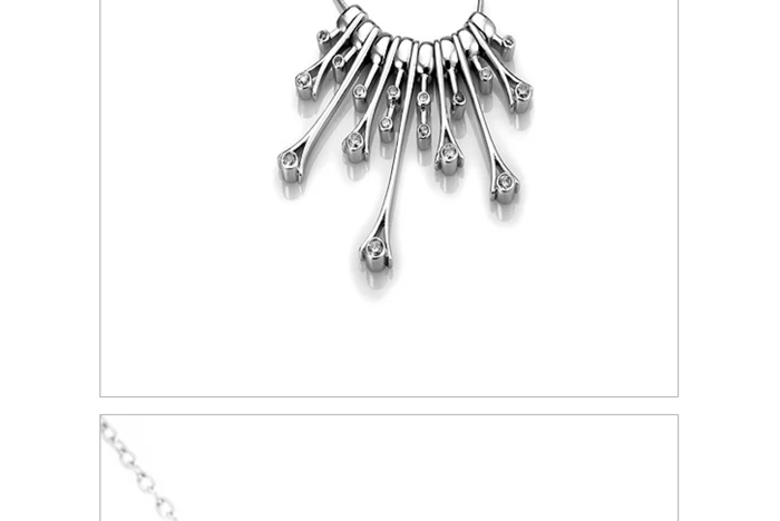 Charming angel wing design couple ring pendant necklace