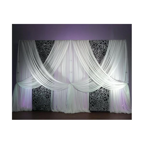 Buy Pipe And Drape Canada Lighted Backdrops For Weddings Stages