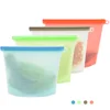 Reusable dishwasher safe food storage silicone lunch snack bags