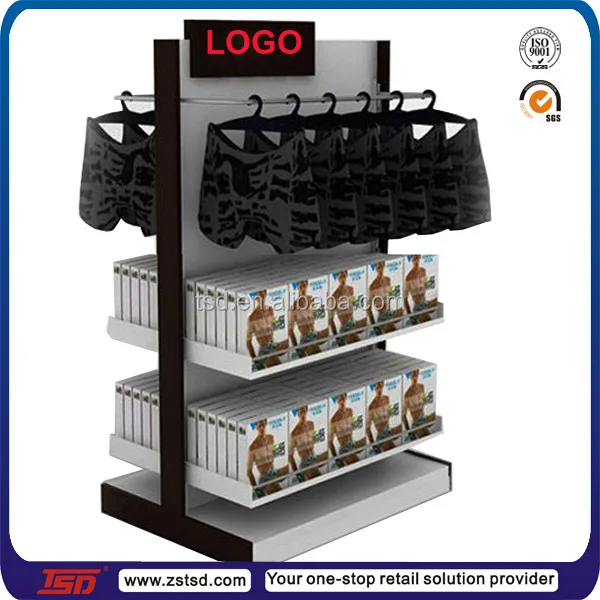 Tsdm545 Custom Shop Retail Floor Underwear Display Rack,Underwear
