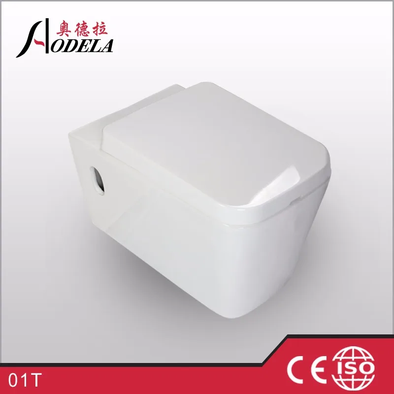 01T China Commode Modern Design Ceramic Toilet Factory Price Wall Hung mounted