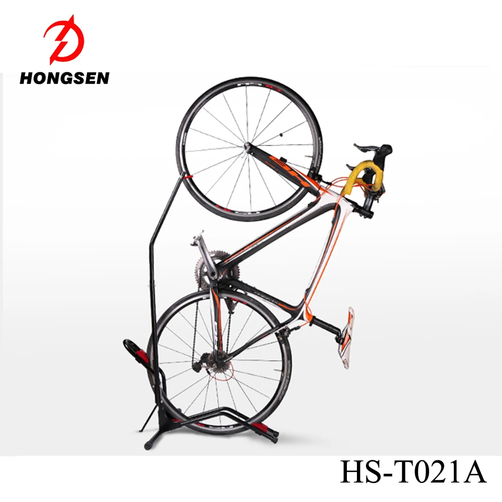 Parking Stand Bicycle Holder Storage Rack Metal Pipe Floor Mount 3 Bikes