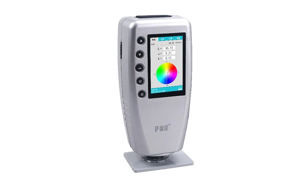 Fru Tristimulus Colorimeter Wr10 For Plastic Products Color Difference