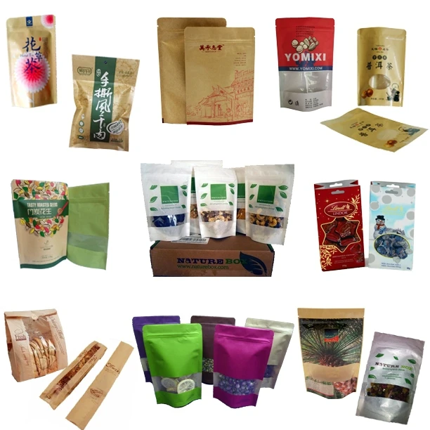 Download Laminated Material Flat Bottom Paper Bags Flour Packaging ...