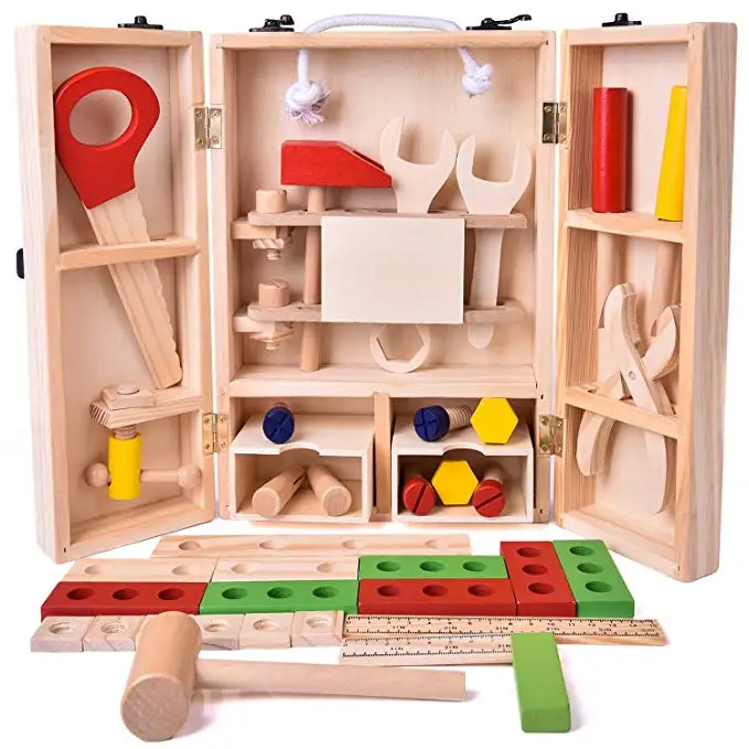 childrens wooden tool set