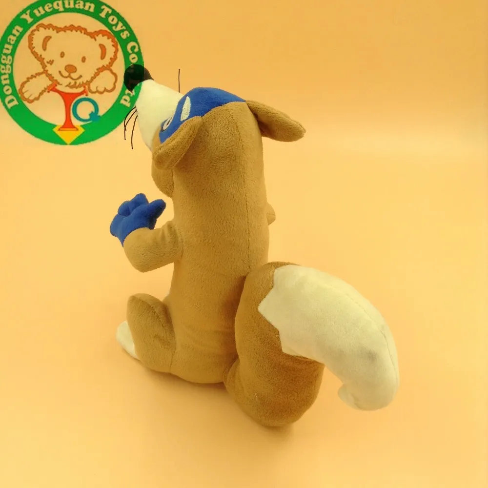 cute stuffed animal plush brown squirrel pug soft toy