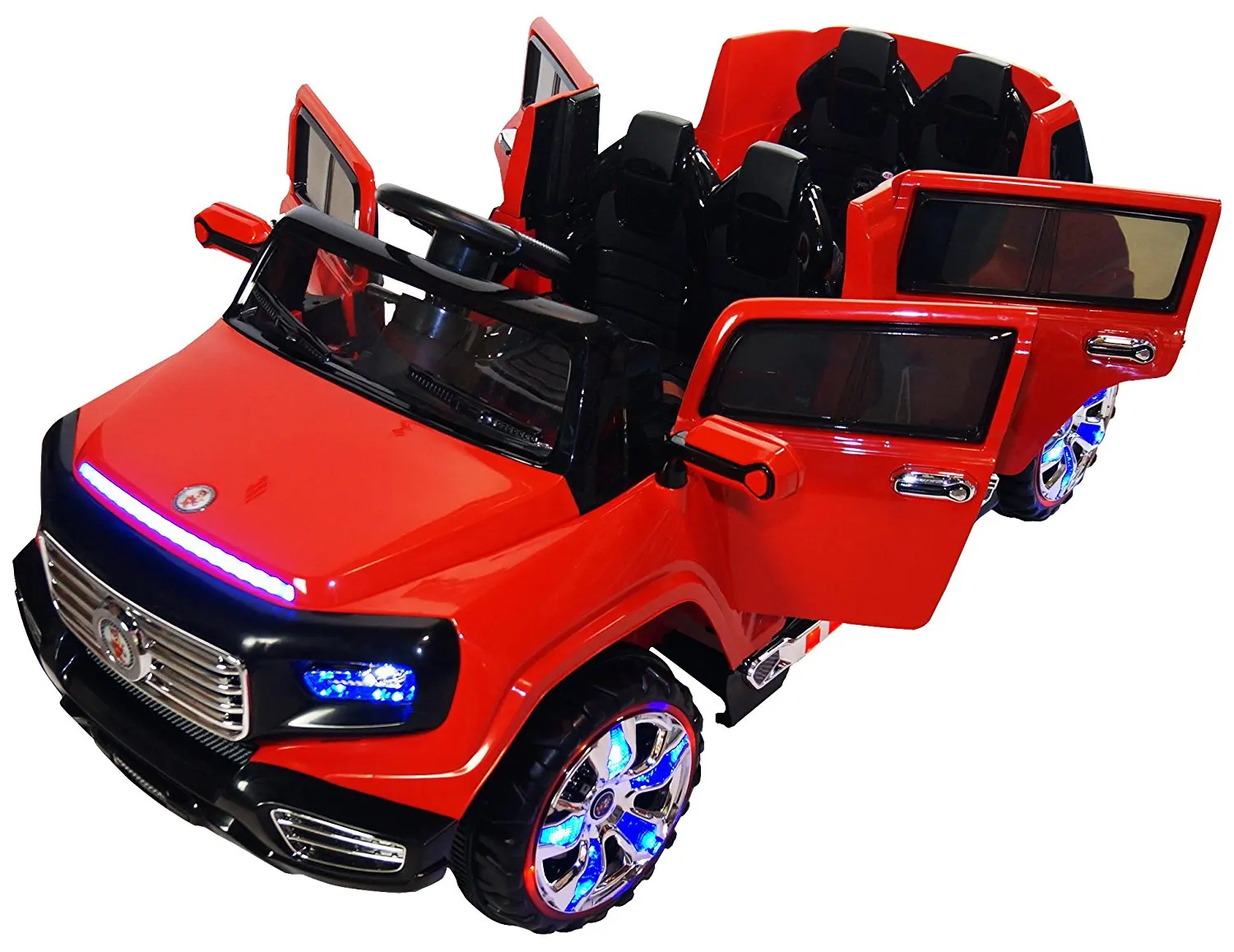 Buy TwoSeater 4Door Premium Ride On Electric Toy Car For Kids 12V Battery Powered LED