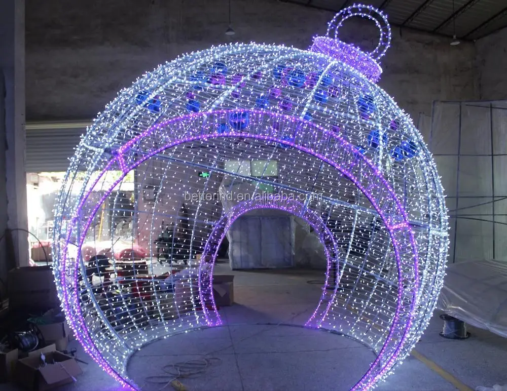 Large Outdoor Christmas Ball Arch Lights For Square Decoration - Buy ...