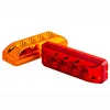 Rectangle LED Truck and Trailer Lights 3-3/4&quot; LED Side Clearance Lights w/ 4 High Flux LEDs - 2-Pin Connector