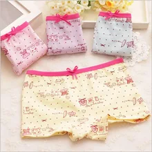 2016 Summer new female children baby cute cartoon printed cotton underwear girls underwear boxer briefs wholesale