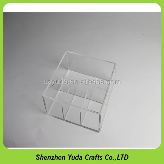 Acrylic Boxes With Divider Clear Acrylic Jewelry Box Plexi Glass