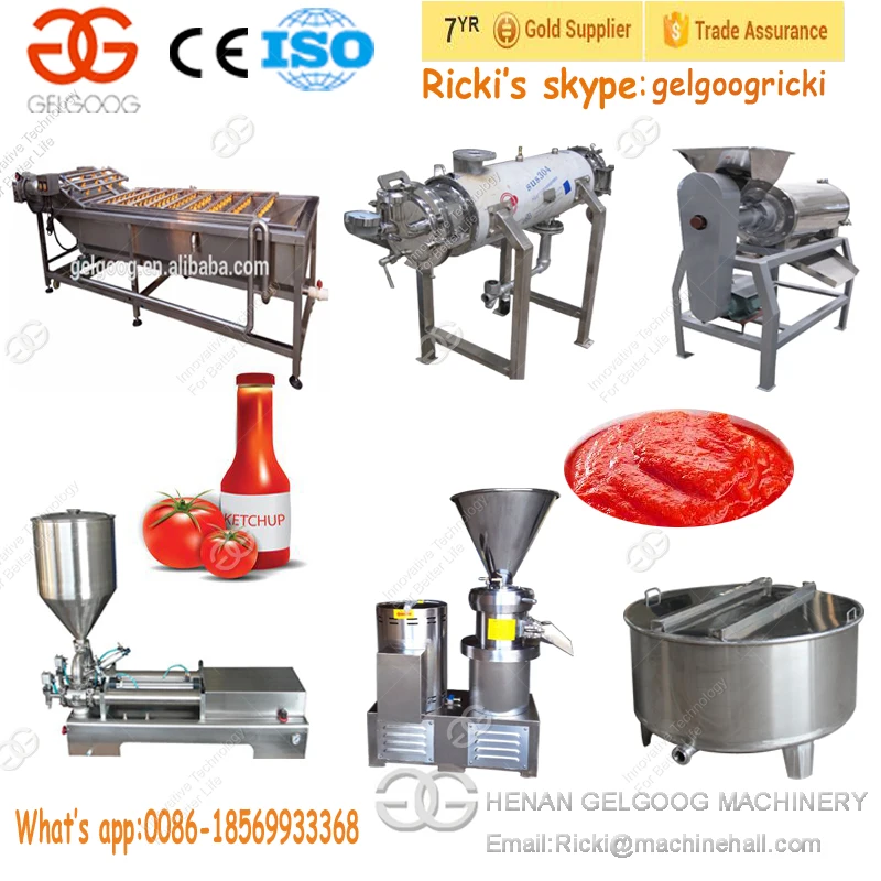 Factory Price Automatic Tomato Grinding Machine Ketchup Making Machine