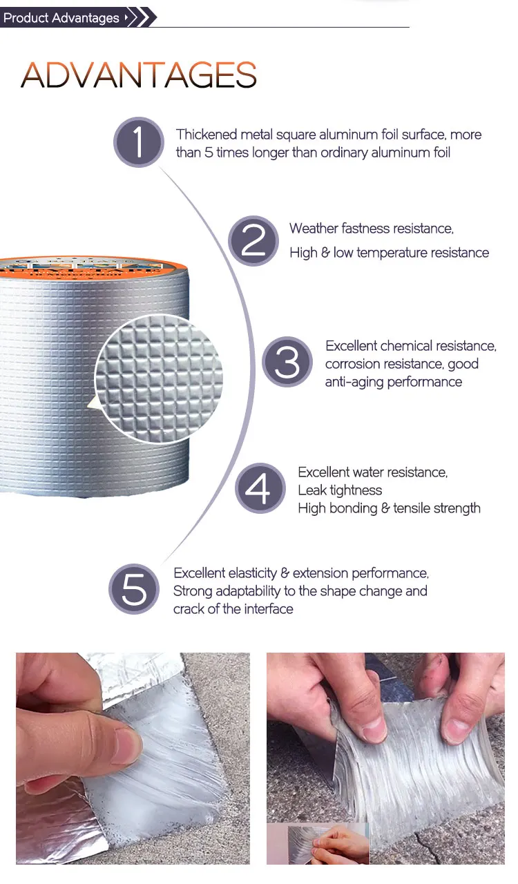 UV resistance window-specialized Waterproof 3m Butyl Rubber Tape