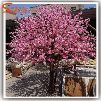 Chinois Soie Fleur Arbres Jardin Style Et Artificielle Pêche Rose Sakura Arbre Buy Arbre De Fleur De Pêchepoiriers Artificielsarbre De Sakura