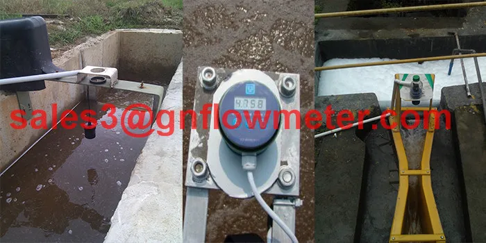 open ditch flow gauge for river