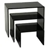 Hot Sale Customized Coffee Table Acrylic Stackable Nesting End Side Tables