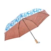 Smart Auto Open And Close 3 Fold Mini Travel Umbrella Uv Protect