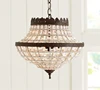 Shenzhen OGS Lighting Metal Black Iron Frame Golden Pendant lamp Parts Lantern Chandelier for Home Decoration