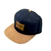 custom leather patch logo snapback hats wholesale