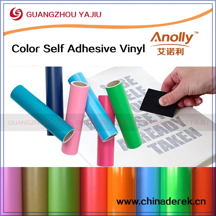 Anolly Cardinal Red Self Adhesive Vinyl Rolls/self Adhesive Vinyl For