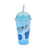 16oz BPA Free Plastic Double Wall Chilling Freezer Gel Tumbler Chiller Gel Tumbler