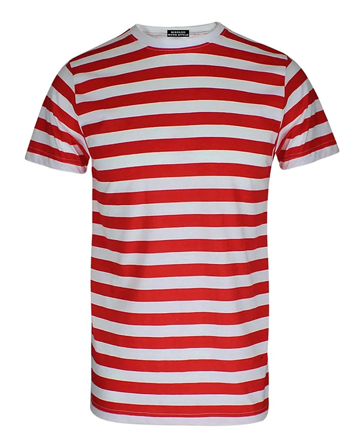 Red and white striped