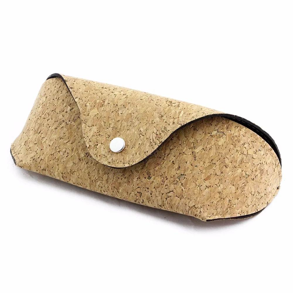 Custom Foldable Cork Sunglasses Case With Embossed Logo Buy Cork