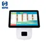 15.6 inch capacitor touch screen POS support surface UV light treatment With Built-in 80mm AOI automatic paper cutting printer