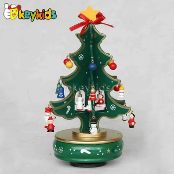 Wholesale Christmas Decorations Wooden Custom Music Box For Kids W07b007a - Buy Music Box,Custom