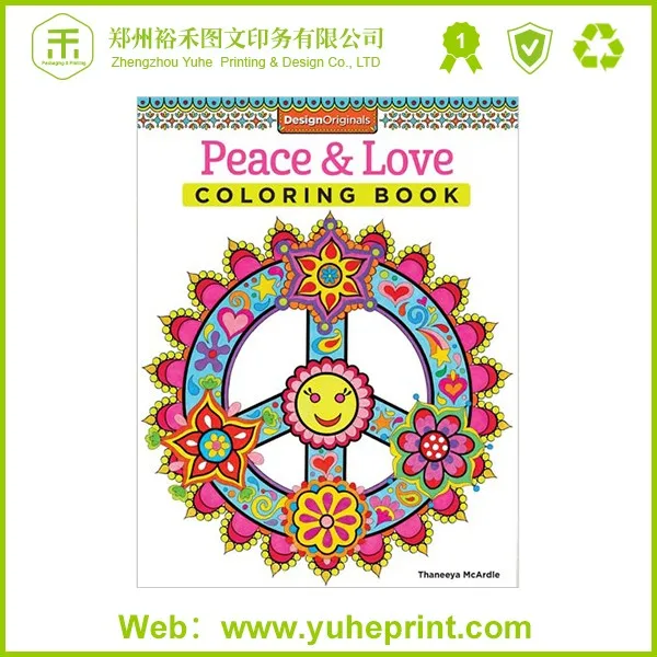 Colorful Cover Competitive Price Elegant Quality Cartoon Picture Thick Paper One Side Printing Anime Coloring
