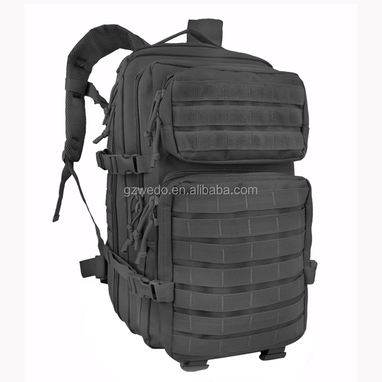 Mens Army Combat Military Green Rucksack Travel Day Bag Pack US Canvas Backpack