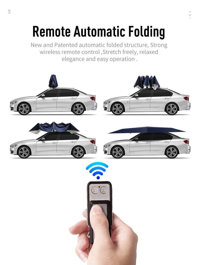 Mynew Electric Automatic Car Parking Ten Sunshade Automatic Car