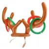 Amazon hot sale Inflatable reindeer Antler Christmas Party Inflatable Reindeer Antler Ring Toss Game