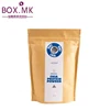 Printing Packaging Stand Up Kraft Paper Heat Seal Bags With Zip Lock For Whey Powder