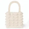 European High quality pearl handmade customized color lips clutch bag pearl clutch bag