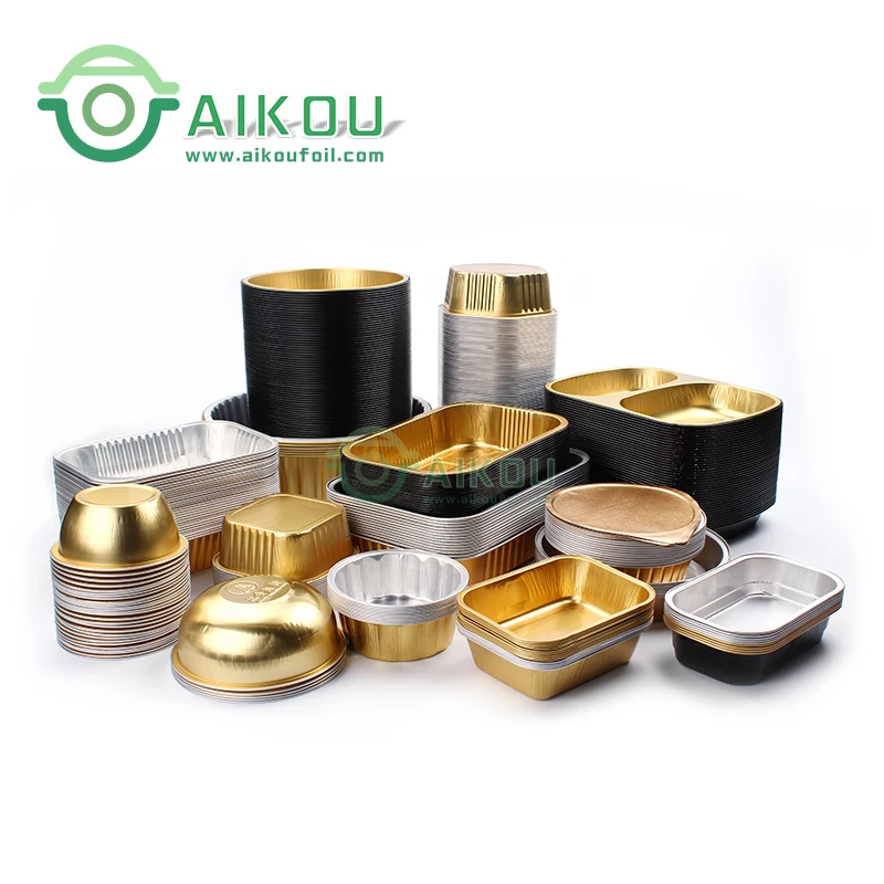 Microwave Safe Disposable Foil Food To Go Containers With Plastic Lid